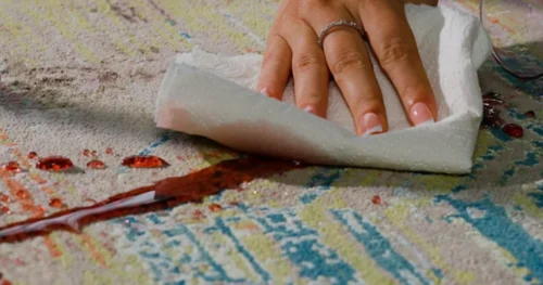 vệ sinh thảm dệt tay đúng cách